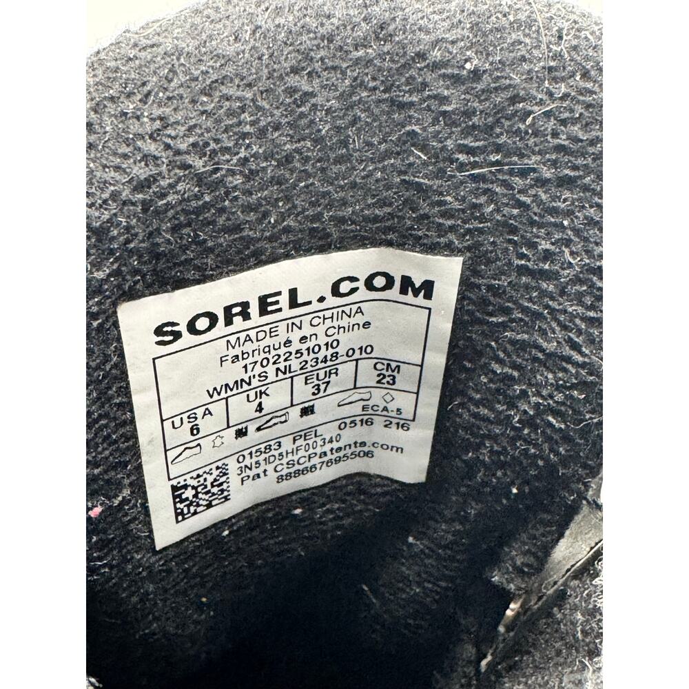Sorel Slimpack II Lace Boots Women 6 Black Kettle‎ Waterproof Duck NL2348 - Picture 6 of 6